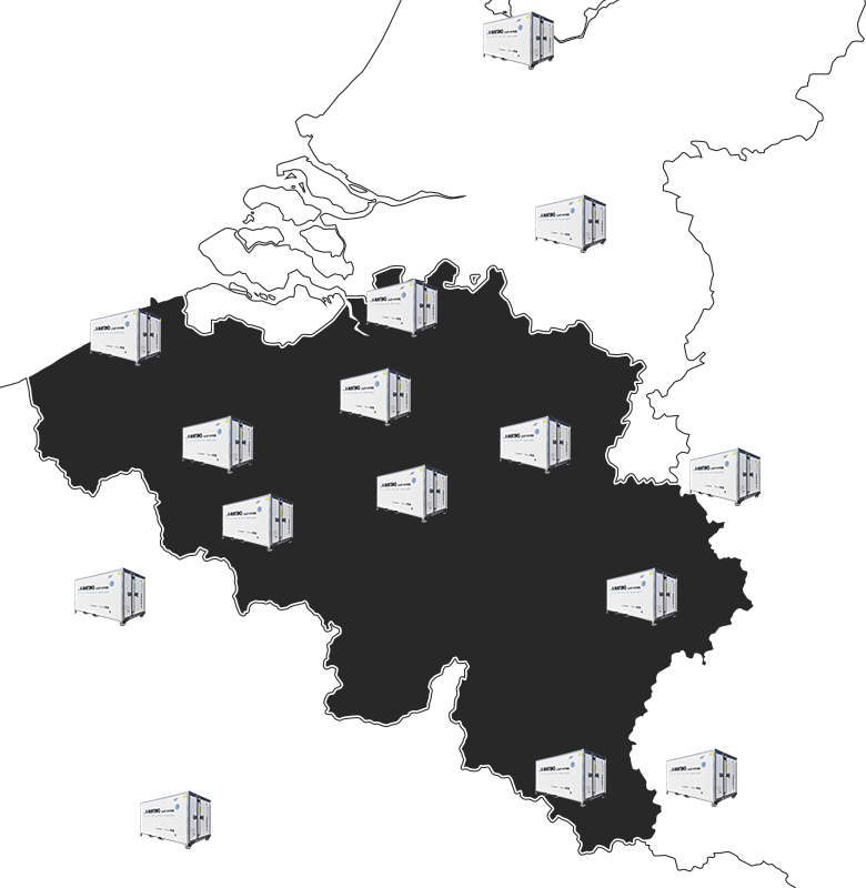 A-renting leveringsregio Benelux